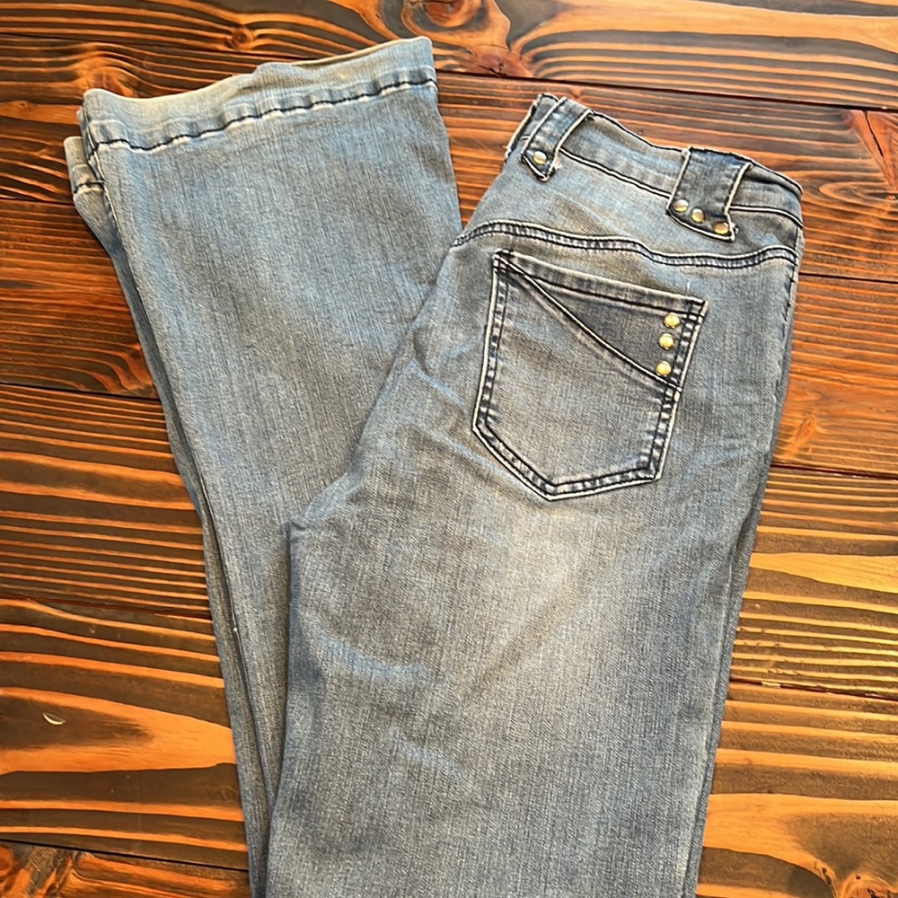 Flare high waisted jeans sz 7/28